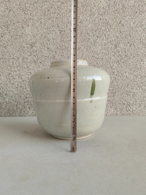 古玩陶瓷白釉罐真品鑒賞圖