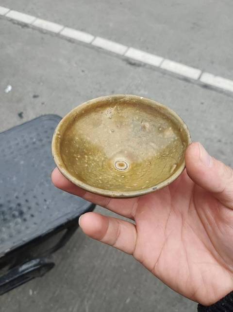 古玩陶瓷青釉盞真品鑒賞圖