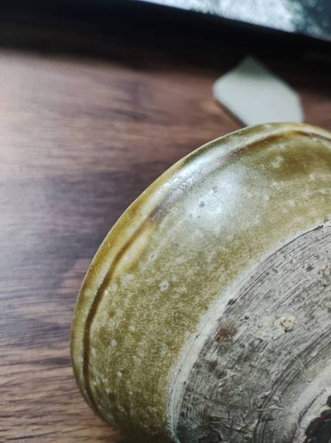 古玩陶瓷青釉盞真品鑒賞圖