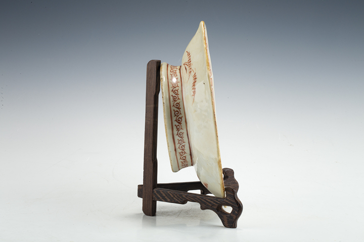 古玩陶瓷清晚·粉彩八卦紋八方貢盤真品鑒賞圖