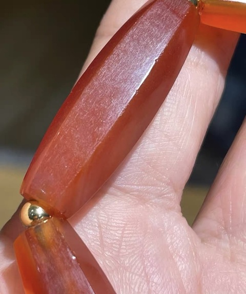 古玩玉器瑪瑙多愣珠真品鑒賞圖