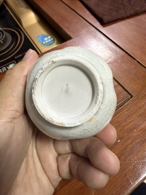 古玩陶瓷青白釉瓜楞罐真品鑒賞圖