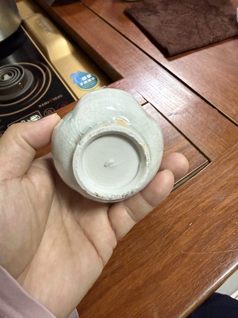 古玩陶瓷青白釉瓜楞罐真品鑒賞圖