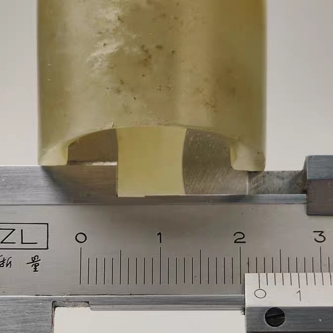 古玩玉器和田玉雕“素紋扳指”真品鑒賞圖