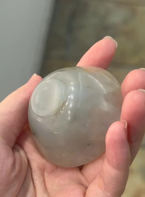 古玩玉器老玉茶杯真品鑒賞圖