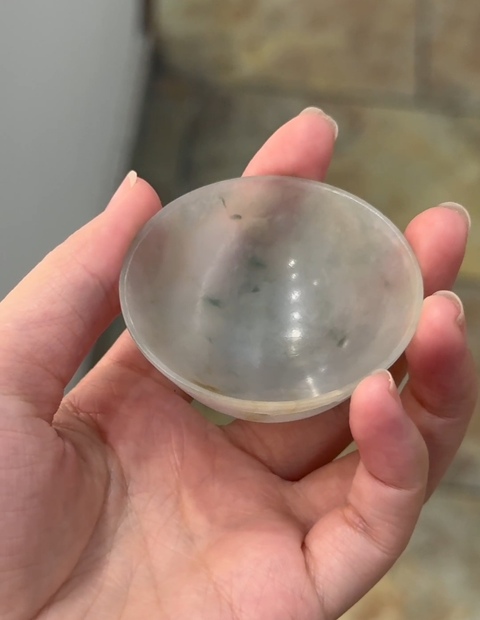 古玩玉器老玉茶杯真品鑒賞圖