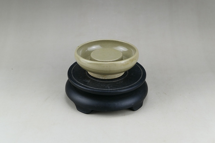 古玩陶瓷龍泉青瓷圓柱洗真品鑒賞圖