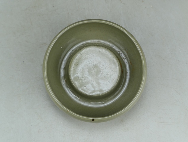 古玩陶瓷龍泉青瓷圓柱洗真品鑒賞圖