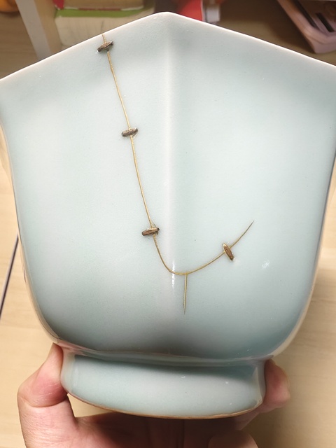 古玩陶瓷青釉八方碗拍賣，當(dāng)前價(jià)格1980元