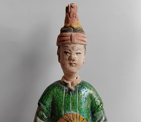 古玩陶瓷明代·三彩侍女俑精品（已實(shí)物保真）拍賣，當(dāng)前價(jià)格4980元