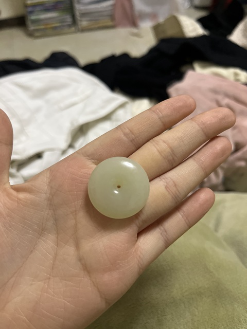 古玩玉器和田玉雕“平安扣”真品鑒賞圖