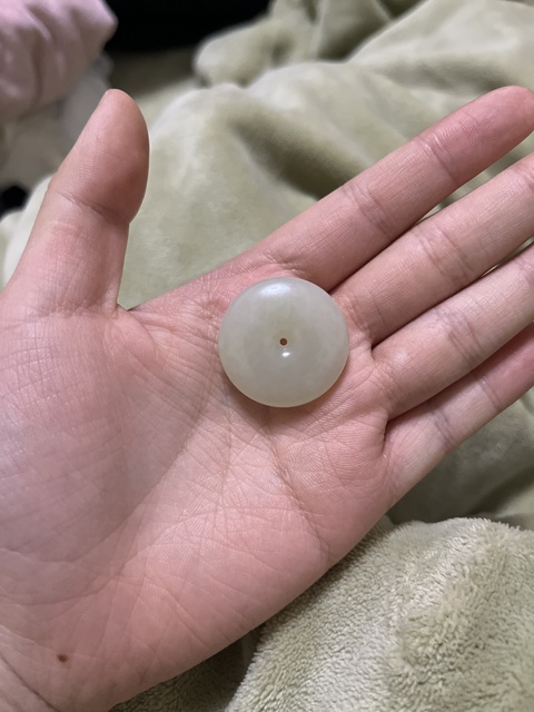 古玩玉器和田玉雕“平安扣”真品鑒賞圖