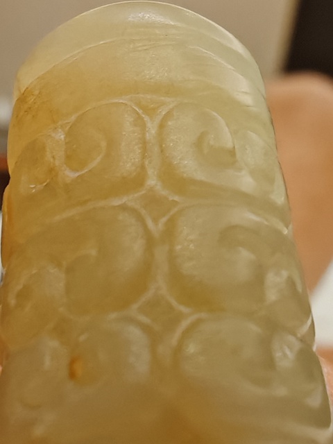 古玩玉器仿古玉勒子真品鑒賞圖