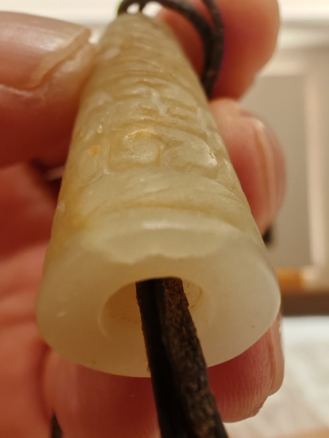 古玩玉器仿古玉勒子真品鑒賞圖