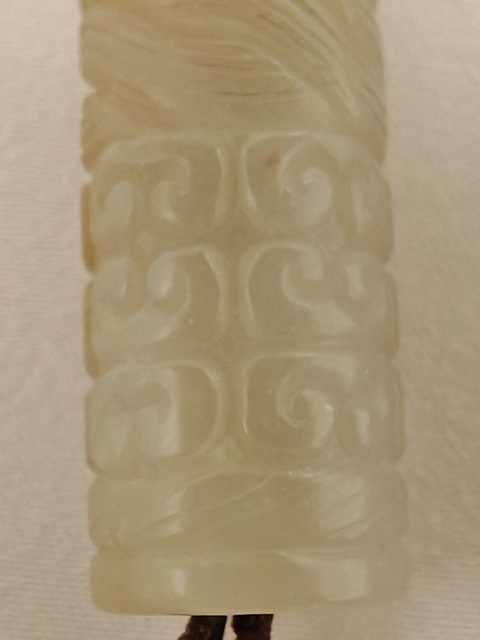 古玩玉器仿古玉勒子真品鑒賞圖