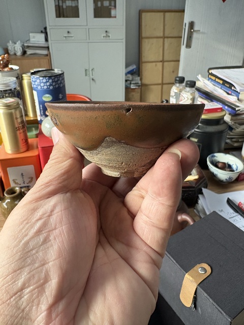 古玩陶瓷宋代建窯系褐釉盞真品鑒賞圖