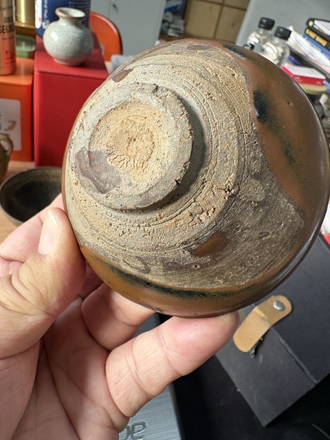 古玩陶瓷宋代建窯系褐釉盞真品鑒賞圖