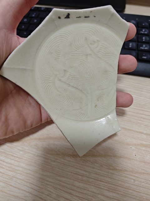 古玩陶瓷雙魚盤標(biāo)本真品鑒賞圖