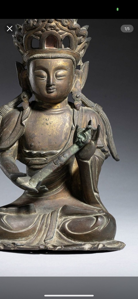 古玩銅器造像真品鑒賞圖