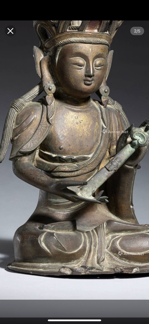 古玩銅器造像真品鑒賞圖