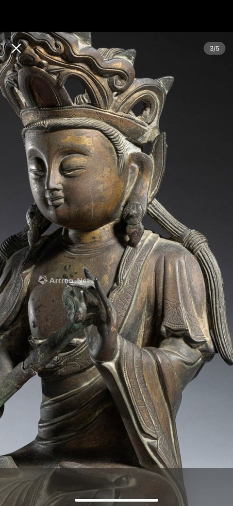 古玩銅器造像真品鑒賞圖