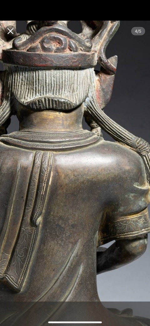 古玩銅器造像真品鑒賞圖