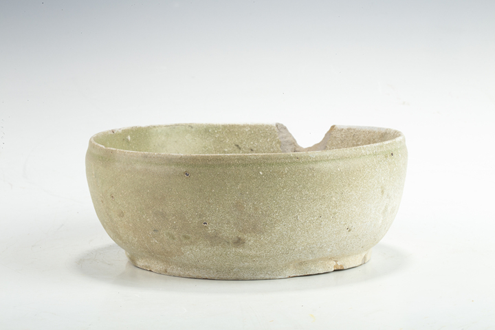 古玩陶瓷明以前·岳州窯青釉大碗真品鑒賞圖