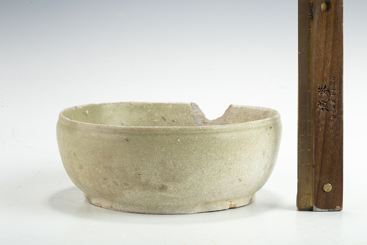 古玩陶瓷明以前·岳州窯青釉大碗真品鑒賞圖