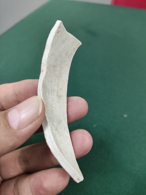 古玩陶瓷元代釉里紅標本拍賣，當前價格200元