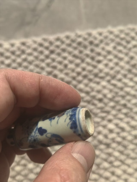 古玩陶瓷青花釉里紅鼻煙壺真品鑒賞圖