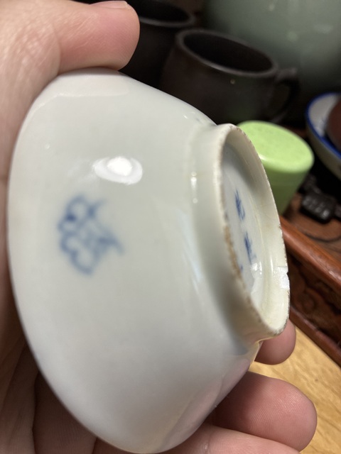 古玩陶瓷青花貓紋盤真品鑒賞圖