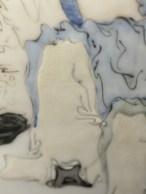 古玩陶瓷清晚期 馬慶云繪淺絳人物罐真品鑒賞圖