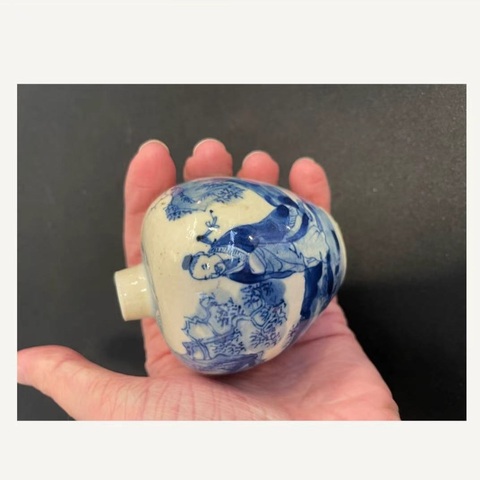 古玩陶瓷清晚期 煨瓷小罐真品鑒賞圖