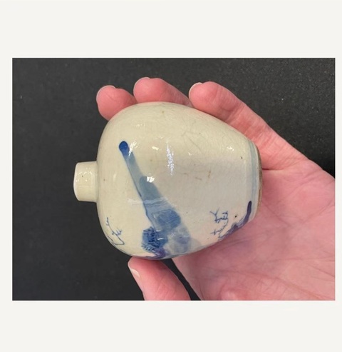 古玩陶瓷清晚期 煨瓷小罐真品鑒賞圖