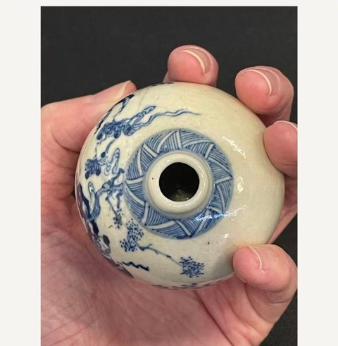 古玩陶瓷清晚期 煨瓷小罐真品鑒賞圖