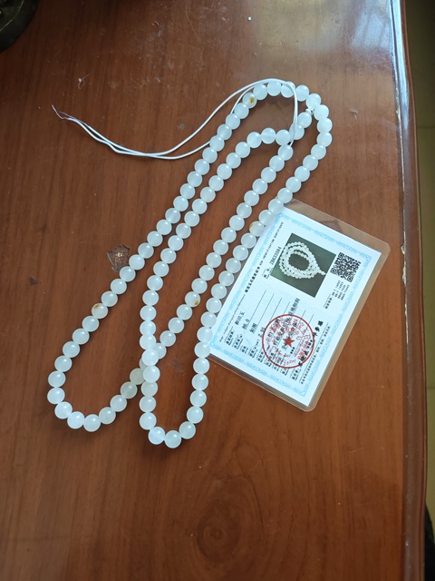 古玩玉器玉項鏈真品鑒賞圖