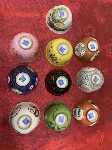 古玩陶瓷什錦碗真品鑒賞圖