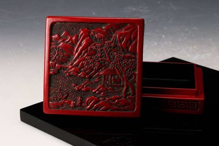 古玩雜項漆盒真品鑒賞圖