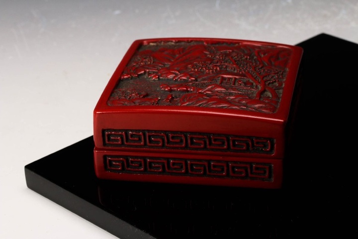 古玩雜項漆盒真品鑒賞圖