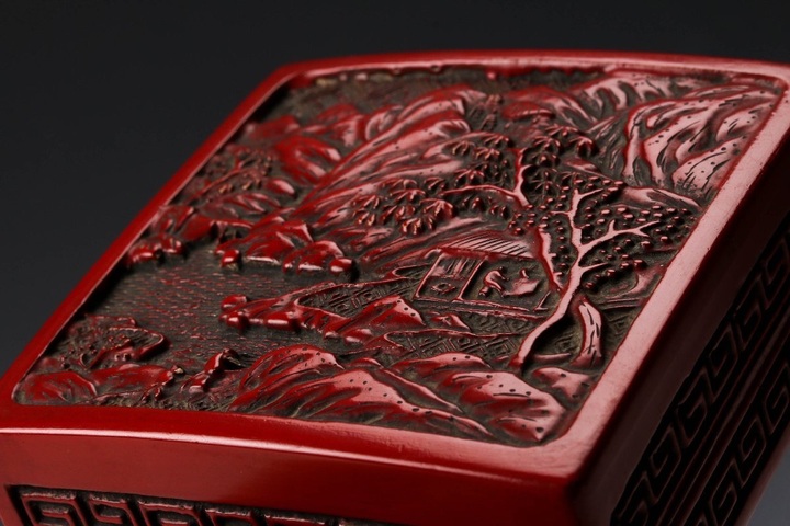 古玩雜項漆盒真品鑒賞圖