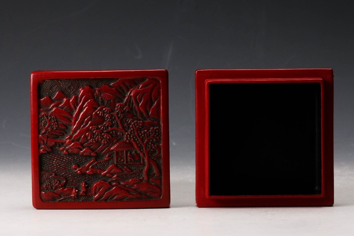 古玩雜項漆盒真品鑒賞圖