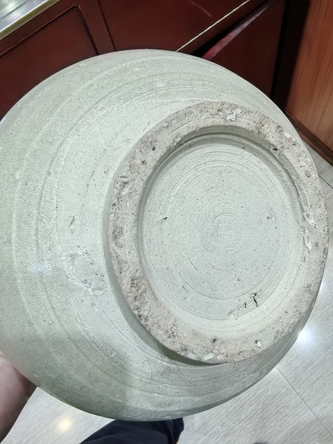 古玩陶瓷青釉缽真品鑒賞圖