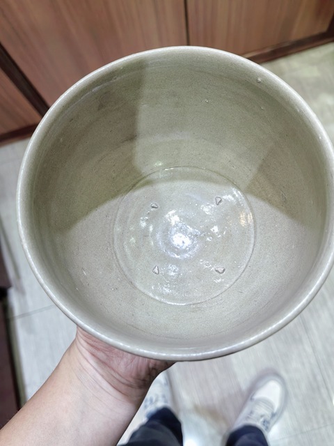 古玩陶瓷青釉缽真品鑒賞圖