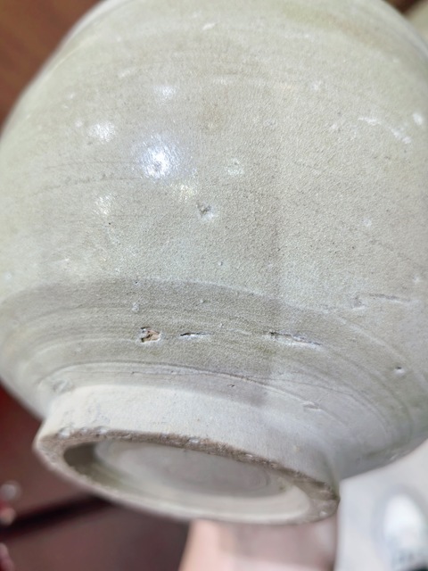 古玩陶瓷青釉缽真品鑒賞圖