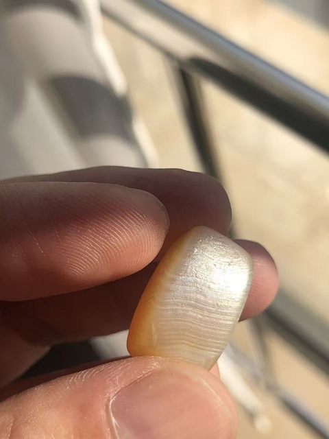 古玩玉器纏絲瑪瑙珠真品鑒賞圖