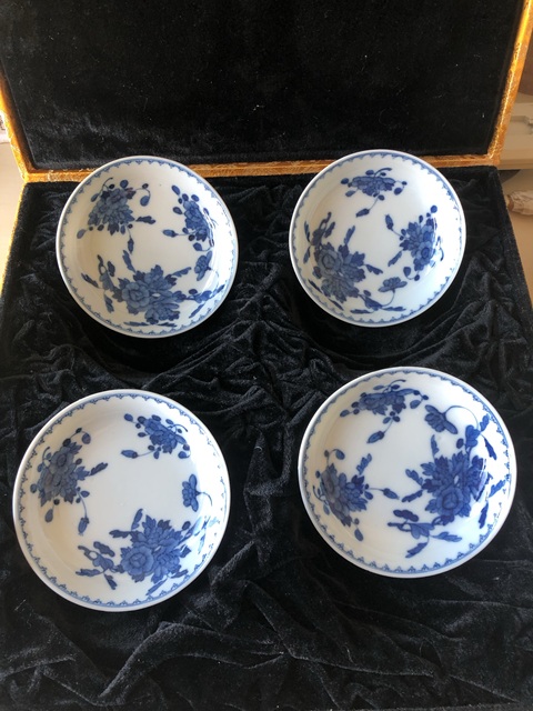 古玩陶瓷清光緒本朝 花卉紋青花盤(pán)拍賣(mài)，當(dāng)前價(jià)格6000元