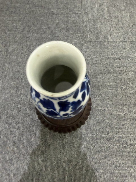 古玩陶瓷花間龍紋青花瓶拍賣，當前價格3180元