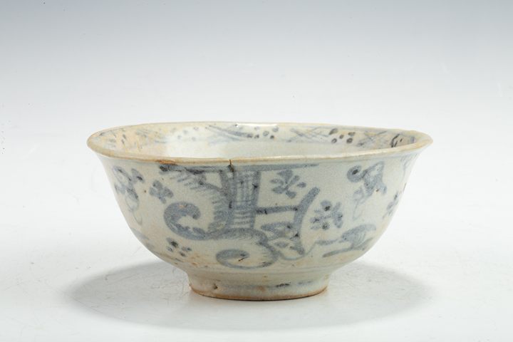 古玩陶瓷明晚·青花嬰戲紋碗真品鑒賞圖