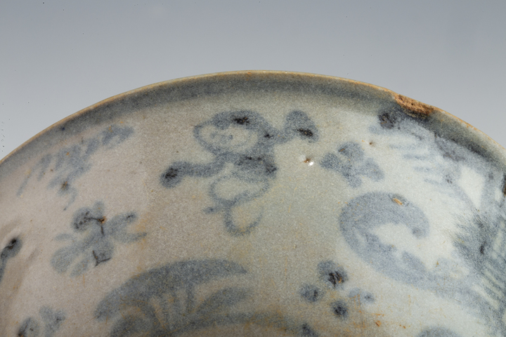 古玩陶瓷明晚·青花嬰戲紋碗真品鑒賞圖