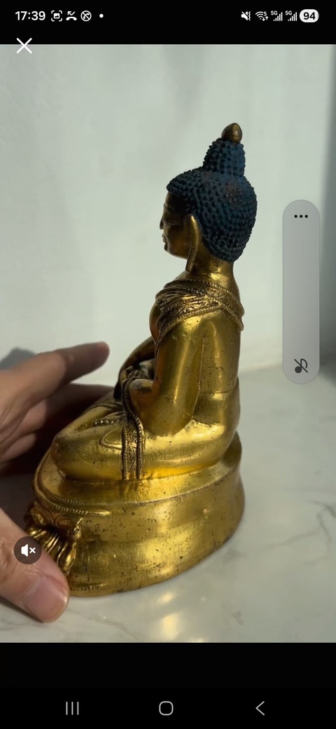 古玩銅器釋迦牟尼佛真品鑒賞圖